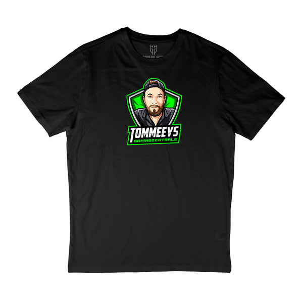 Tommeey- T-Shirt schwarz