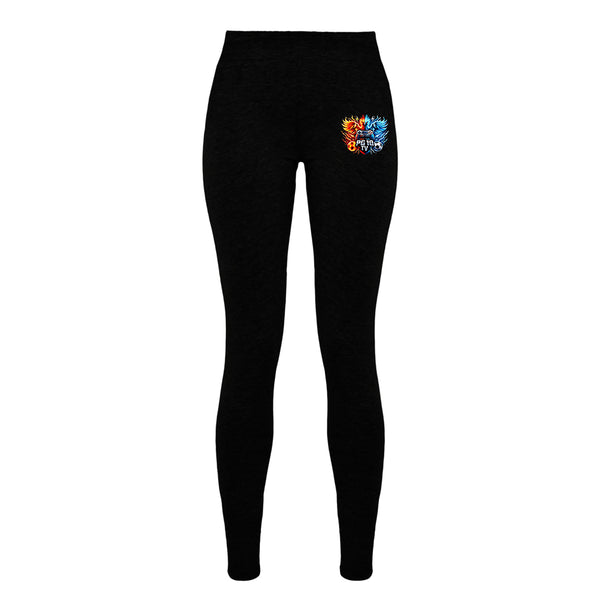 pg10tv- Leggings Damen schwarz