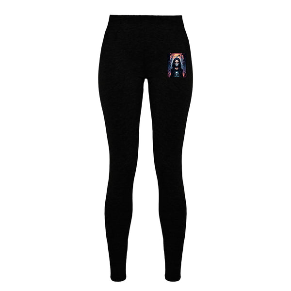 Darkmoon- Leggings Damen schwarz