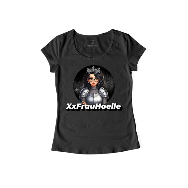 XxFrauHoelle- Damen Shirt schwarz
