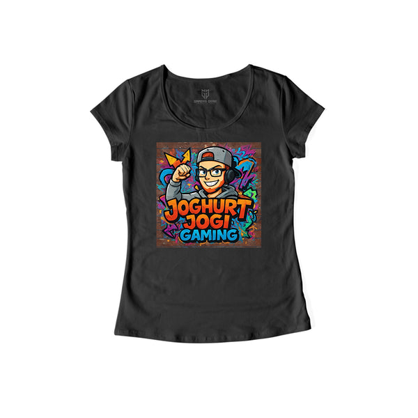 Joghurtjogi-Gaming - Damen Shirt schwarz