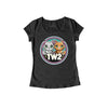 takewantwo - Damen Shirt schwarz