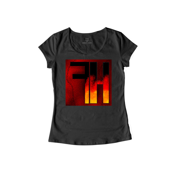 FireMerch- Damen Shirt schwarz