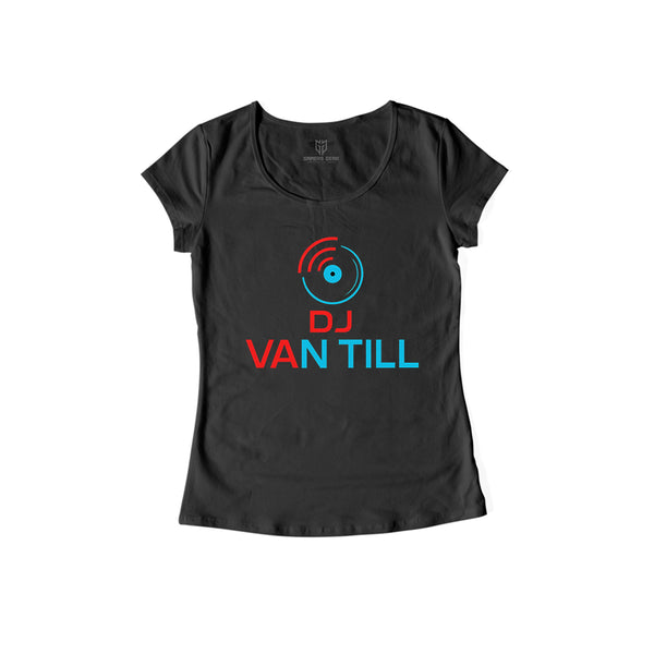 DJ VanTill - Damen Shirt schwarz