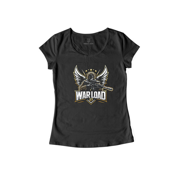 Warload27- Damen Shirt schwarz