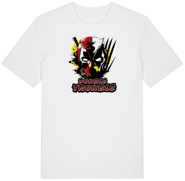 GamersGear Limited T-Shirt "Double Trouble" weiß