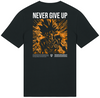 GamersGear Limited T-Shirt "Never give up" schwarz