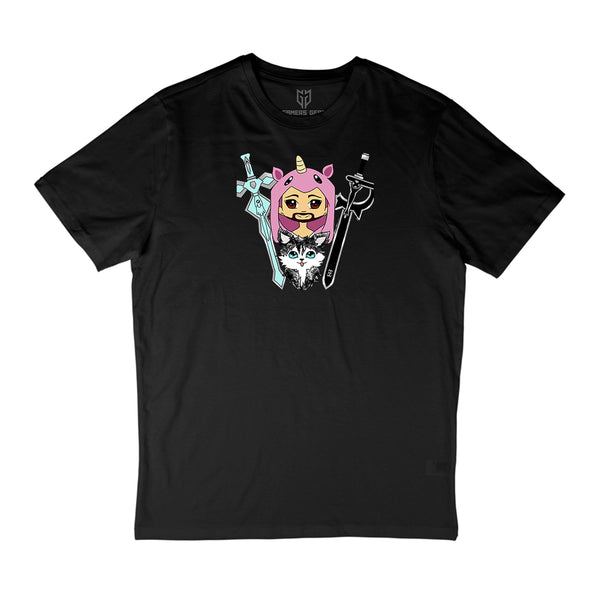 Unicorn - T-Shirt schwarz