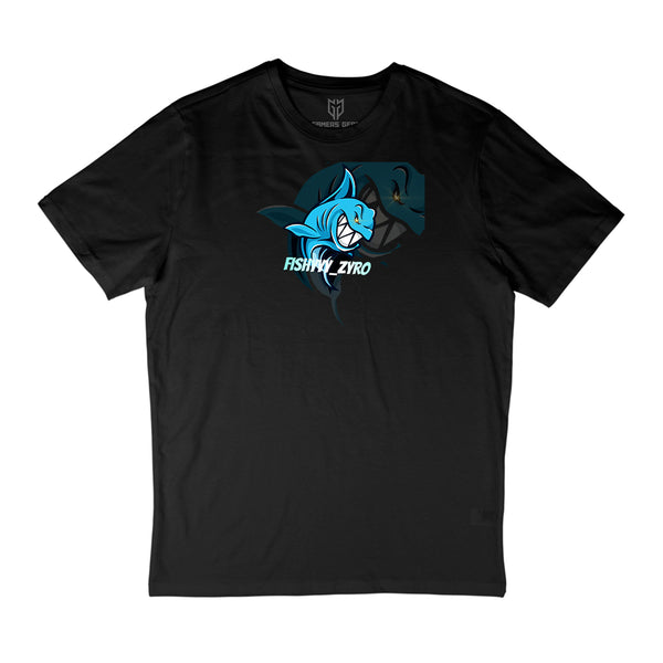 Fishyyy_Zyro - T-Shirt schwarz