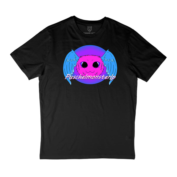 Puschelmonsterlp - T-Shirt schwarz
