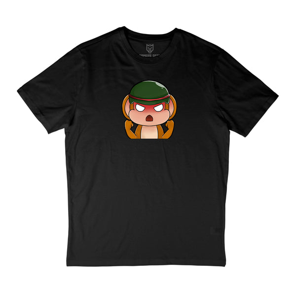 Twocrazy_Monkeys "Emote" - T-Shirt schwarz
