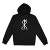 Wolfis Höhle Rune - Hoodie schwarz