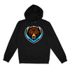 DerTeddybaer- Hoodie schwarz