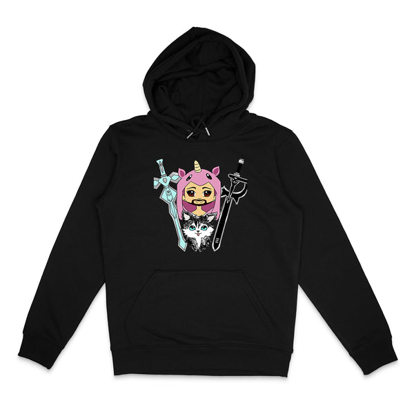 Unicorn - Hoodie schwarz