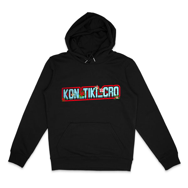 KON TIKI Font - Hoodie schwarz