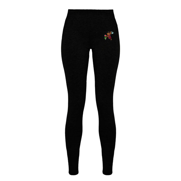 Plauzibaer36 - Leggings Damen schwarz