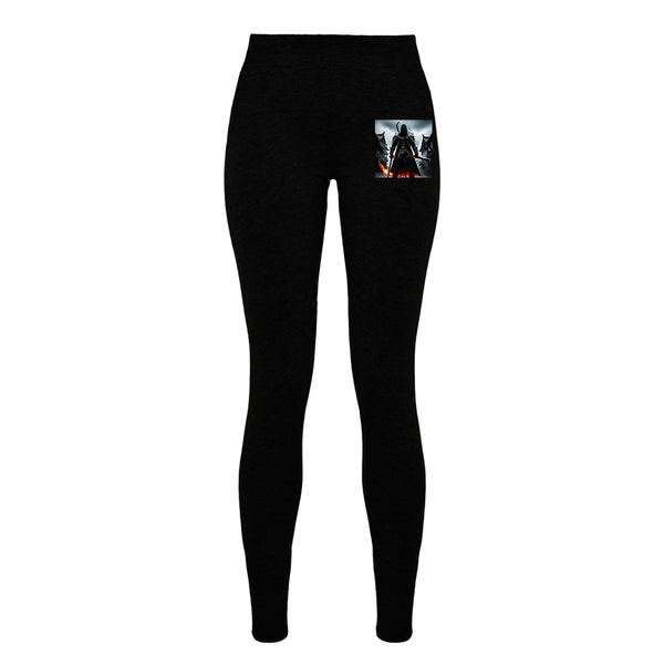 DmenStore- Leggings Damen schwarz