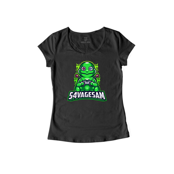 S4vage4Merch- Damen Shirt schwarz