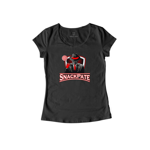 Snackpate - Damen Shirt schwarz