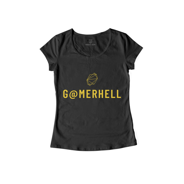 G@merhell - Damen Shirt schwarz