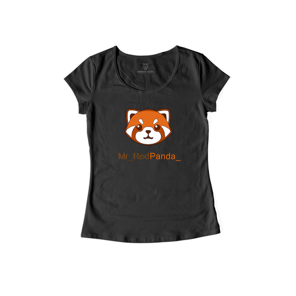 Mr_RedPanda_ - Damen Shirt schwarz