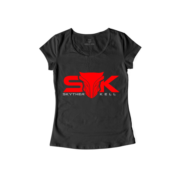 Skyther Kell - Damen Shirt schwarz
