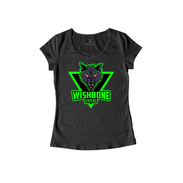 Wishbone_Gaming - Damen Shirt schwarz