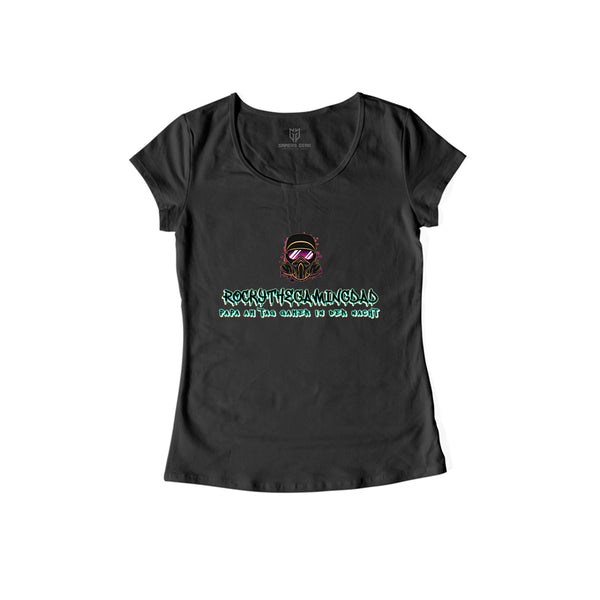 RockyTheGamingDad - Damen Shirt schwarz