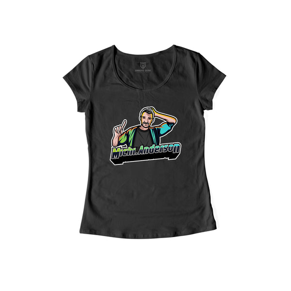 MichiAnderson89 - Damen Shirt schwarz