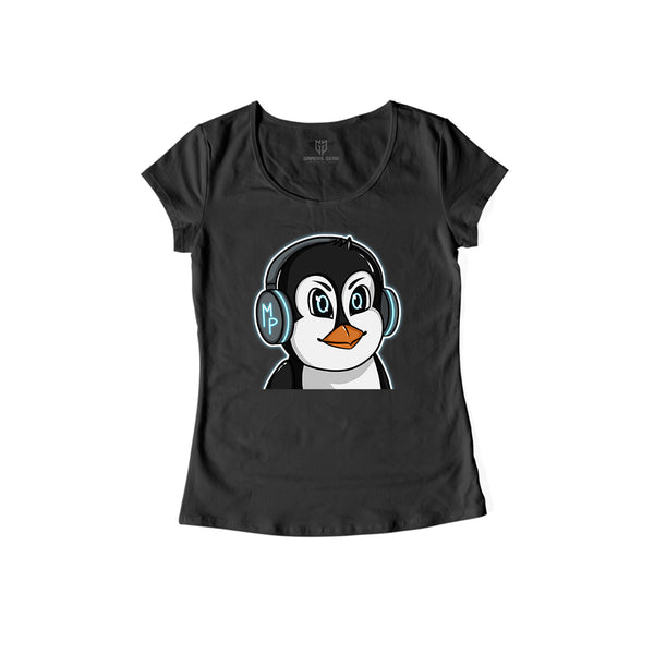 MeckPommLetsPlay silber - Damen Shirt schwarz