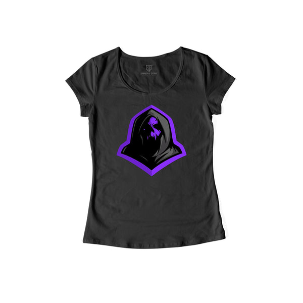 Nightfeechen - Damen Shirt schwarz