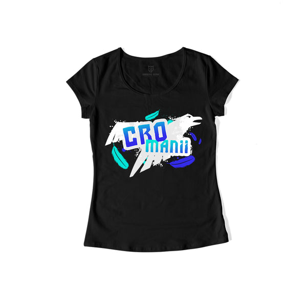 Cromanii Damen Shirt schwarz