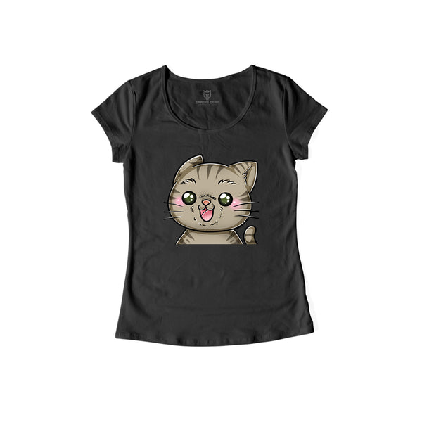 KeuleSchumi Emote- Damen Shirt schwarz