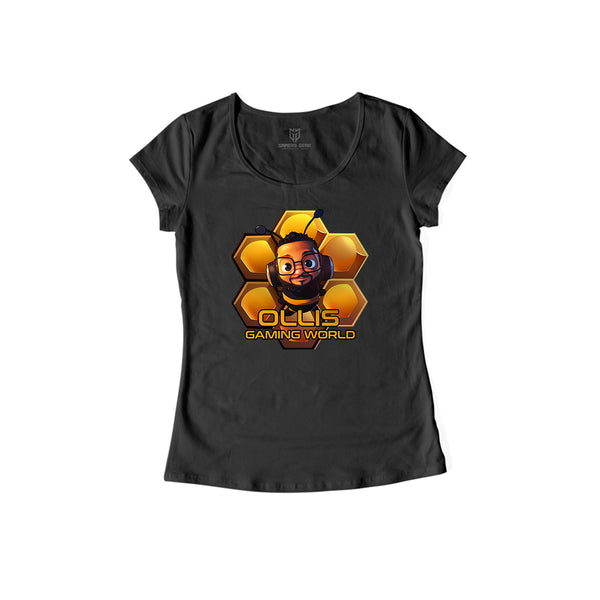 OllisGamingWorld - Damen Shirt schwarz