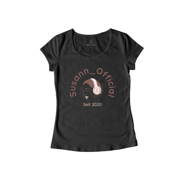Susann_Official- Damen Shirt schwarz