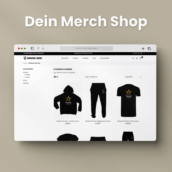 Dein Merch-Shop