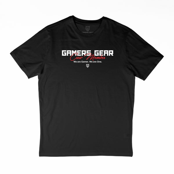 GamersGear T-Shirt "Crew Member" schwarz - Supporter