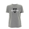 GamersGear T-Shirt "GG Script" grau meliert