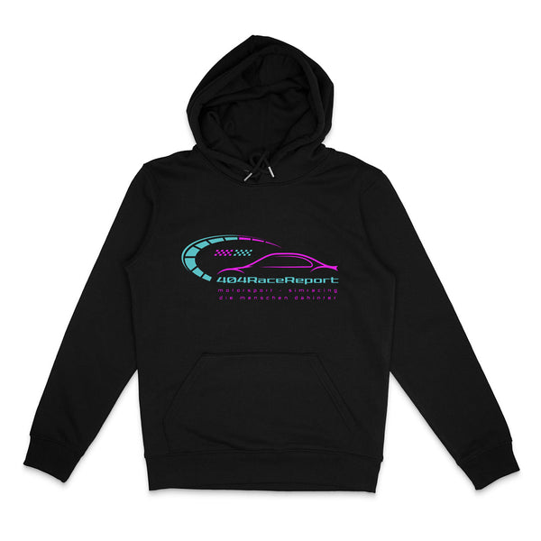 404RaceReport - Hoodie schwarz