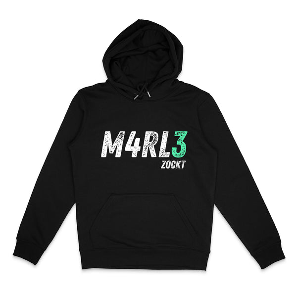 M4RL3ZOCKT- Hoodie schwarz