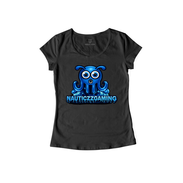 Nauticzzgaming- Damen Shirt schwarz