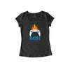 Der Gamer Stammtisch- Damen Shirt schwarz
