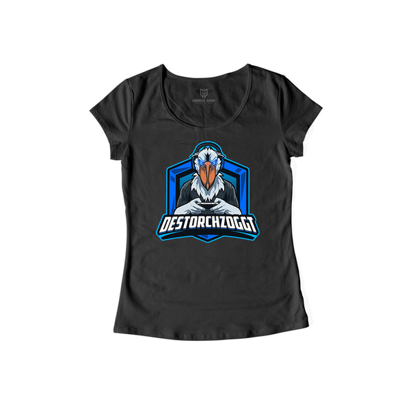 deStorchzoggt- Damen Shirt schwarz