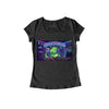 Dino- Damen Shirt schwarz