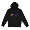 Alpha_Merch Font - Hoodie schwarz