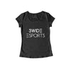 3Wide-eSports- Damen Shirt schwarz